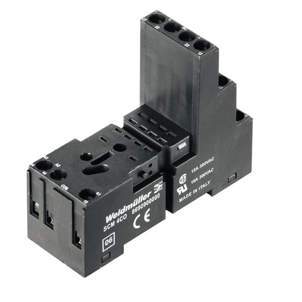 Relay socket, IP20, 3 CO contact , 12 A, Screw connection image 1