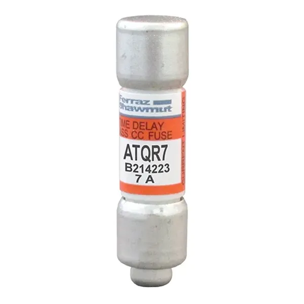 Fuse ATQR - Class CC - Time-Delay 600VAC 300VDC 7A Ferrule image 1