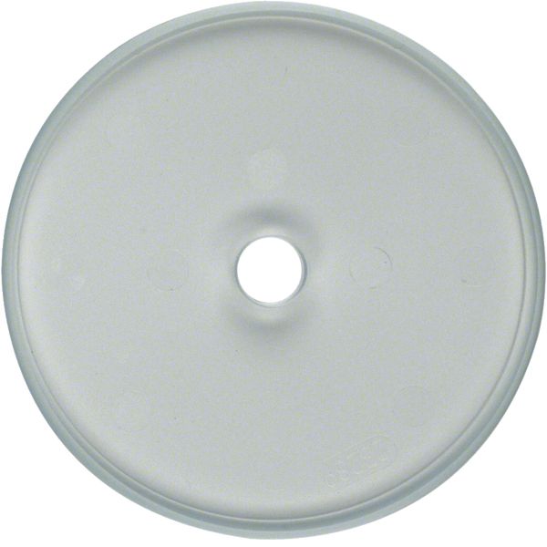 Glass cover plate for rot. switch/spring-return push-button, clear glo image 1