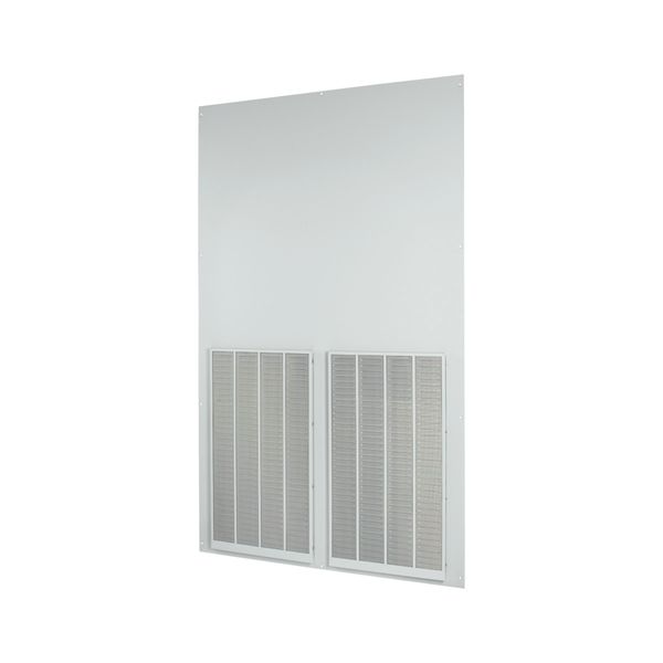 Rearwall, ventilated, HxW=2000x1200mm, IP42, grey image 3