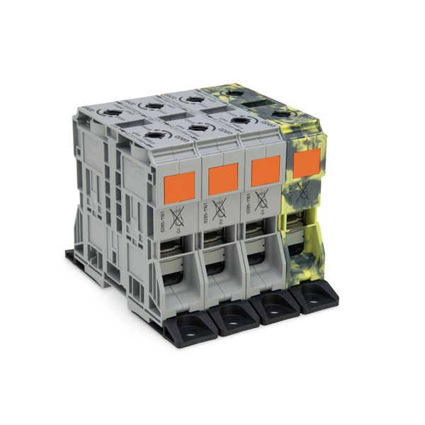 Set with 185 mm² high-current terminal block with fixing flanges multi image 1