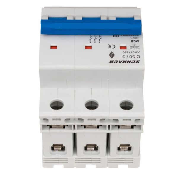 Miniature Circuit Breaker (MCB) AMPARO 10kA, C 50A, 3-pole image 4