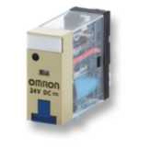 Relay, plug-in, SPDT, 10 A, mech. & LED indicator, 6 VDC image 3