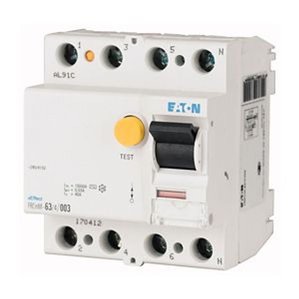 Residual current circuit breaker (RCCB), 63A, 4p, 30mA, type A image 5