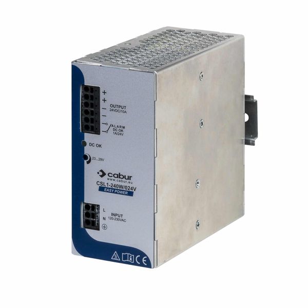 Single phase power supply IN: 120–230 Vac / OUT: 24 Vdc 10 A image 1