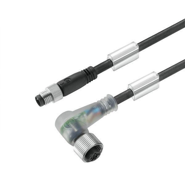 Sensor-actuator Cable (assembled), Connecting line, M8 / M12, Number o image 1