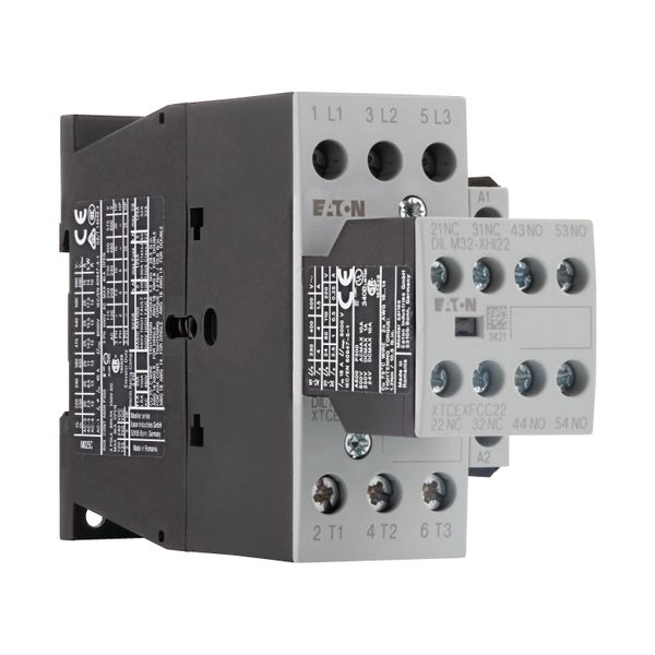 Contactor, 380 V 400 V 11 kW, 3 N/O, 2 NC, 230 V 50 Hz, 240 V 60 Hz, AC operation, Screw terminals image 15