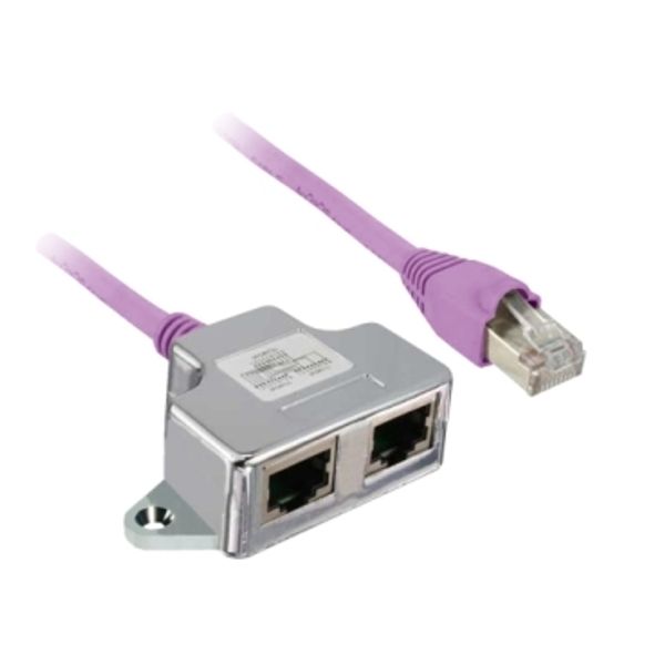 CANopen terminal adaptor - 2 RJ45 connectors for daisy chain connection image 3