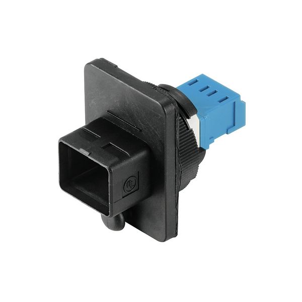 FO connector, IP67, Connection 1: LC Duplex, Connection 2: LC Duplex,  image 1