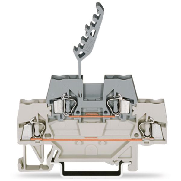 Double-deck terminal block Through/through terminal block for DIN-rail image 2