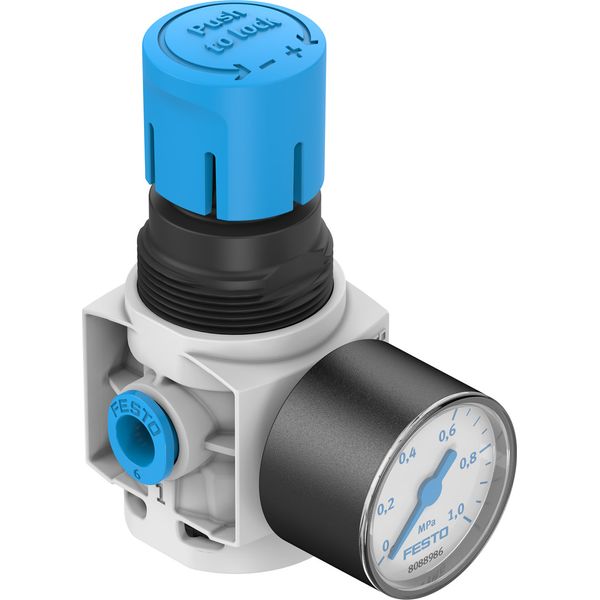 MS2-LR-QS6-D6-AR-MPA-F1A-B Pressure regulator image 1