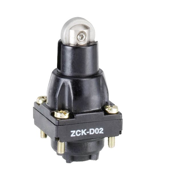 Limit switch head, Limit switches XC Standard, ZCKD, steel roller plunger image 1
