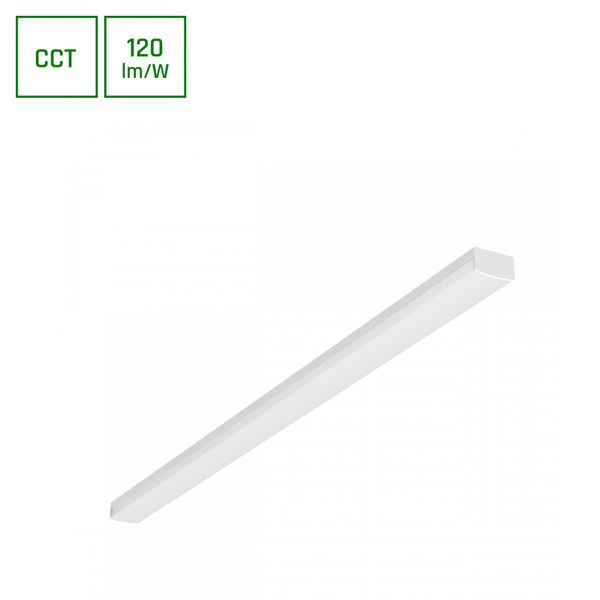 LIMEA SUBTILO 1200mm 30W CCT 230V 120deg IP20 WHITE 2 years warranty image 1