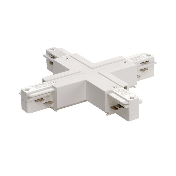 EUTRAC X-coupler, white RAL 9016 image 1