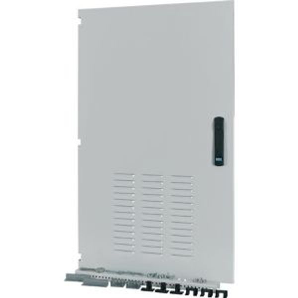 Box Solution door, ventilated, IP42, left, HxW=975x600mm, grey image 2
