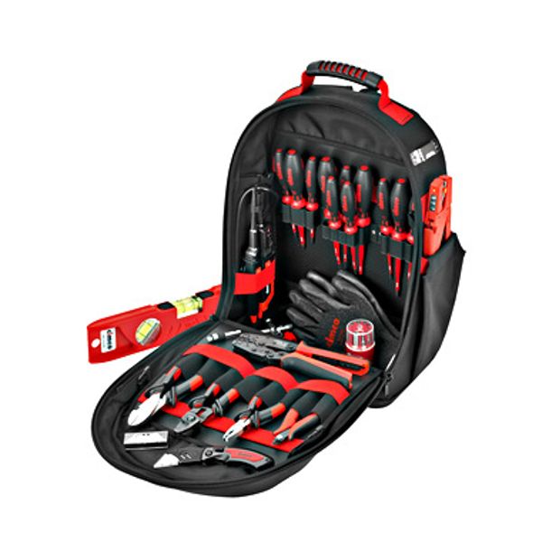 Industrail Backpack POWER, equipped w. 24 quality tools image 1