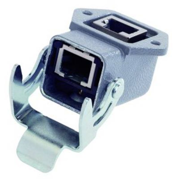 Han3A RJ45 Cat5 PFT 8p, angled image 1