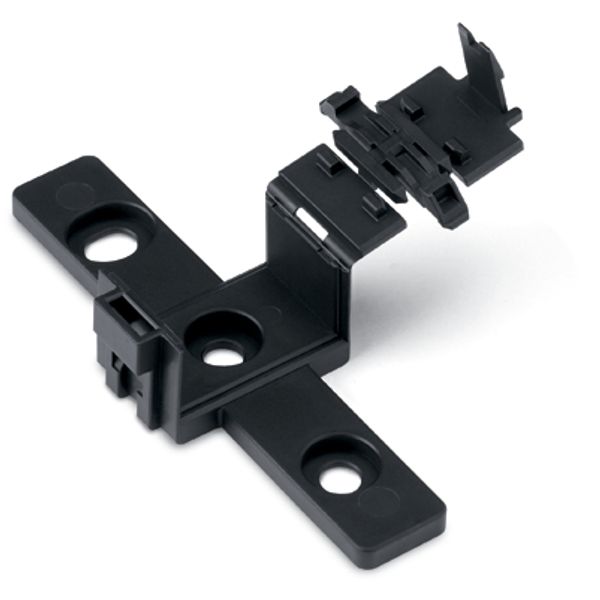 Mounting carrier 2- to 5-pole for flying leads black image 3