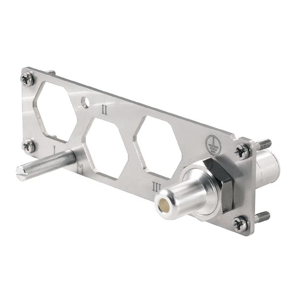 Mounting frame for industrial connector, Series: HighPower, Size: 8, N image 1