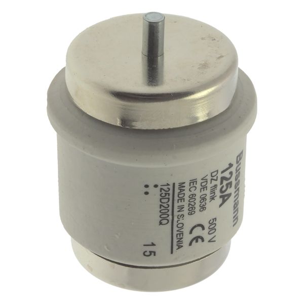 Fuse-link, low voltage, 125 A, AC 500 V, D5, 56 x 46 mm, gR, DIN, IEC, fast-acting image 9