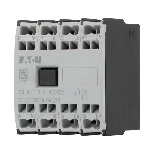 Auxiliary contact module, 4 pole, Ith= 16 A, 1 N/O, 1 N/OE, 1 NC, 1 NCL, Front fixing, Spring-loaded terminals, DILMC40 - DILMC150 image 5