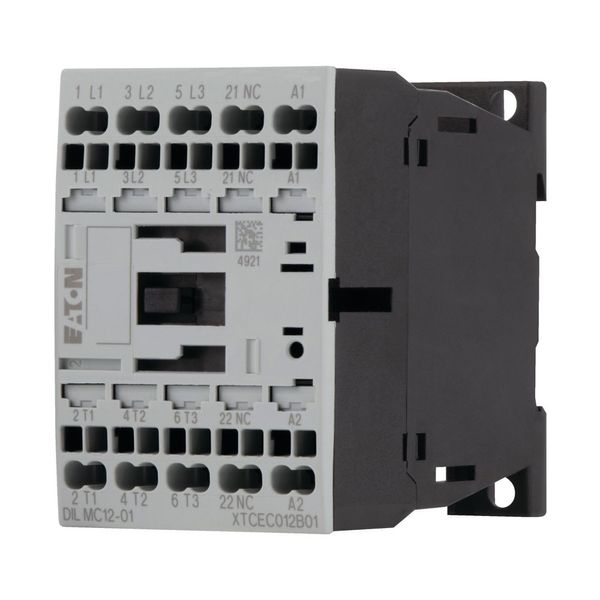 Contactor, 3 pole, 380 V 400 V 5.5 kW, 1 NC, 24 V 50 Hz, AC operation, Spring-loaded terminals image 8