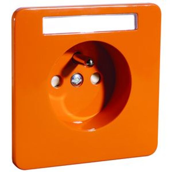 Belgische wcd met penaarde, oranjemet kinderbeveiliging en tekstveld image 1