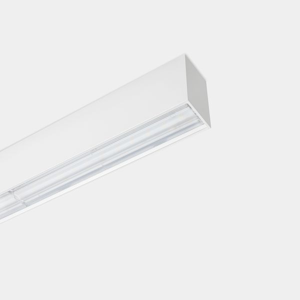 Lineal lighting system Infinite Pro 1136mm Recessed Batwing 30.38W LED warm-white 3000K CRI 90 ON-OFF White IP44 3822lm image 1