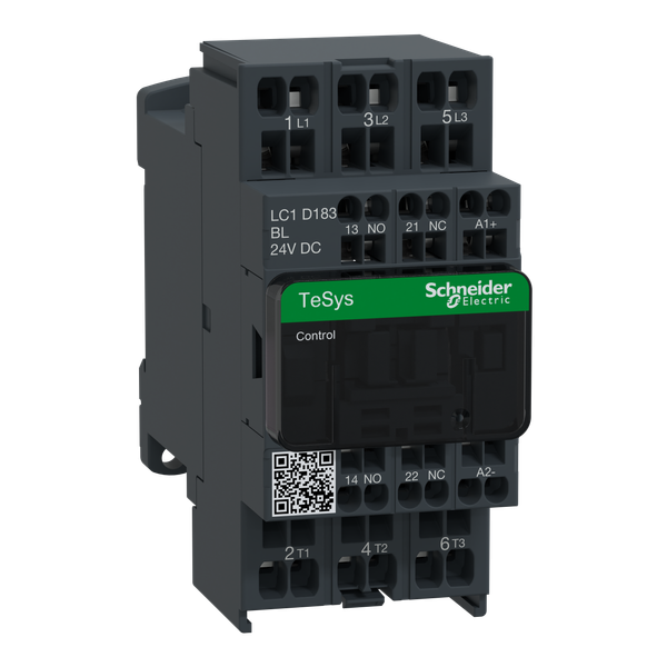 TeSys Deca contactor - 3P(3 NO) - AC-3/AC-3e - = 440 V 18 A - 24 V DC coil image 6