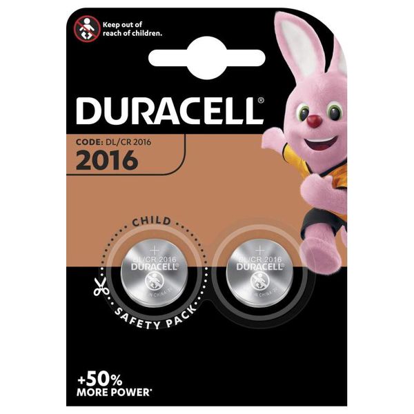 DURACELL Lithium CR2016 BL2 image 1