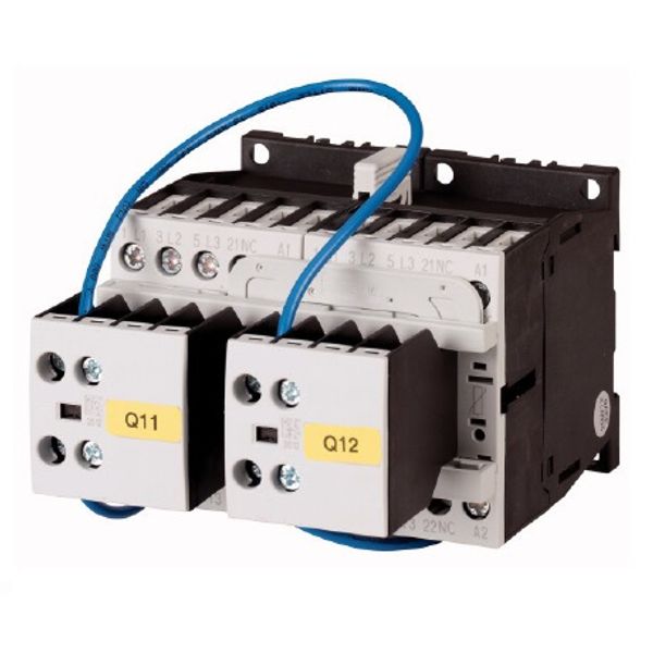 Reversing Contactors Combination, 3kW/400V, coil 230VAC image 1