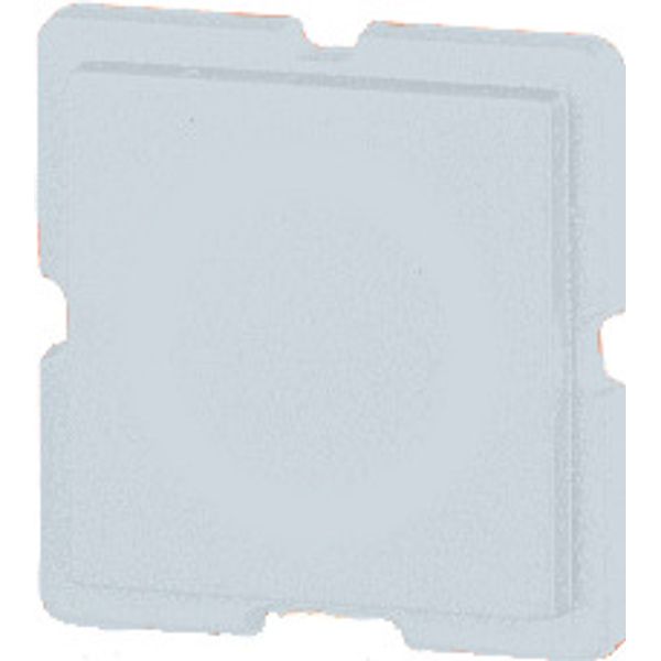 Button plate, 25 x 25 mm, white image 1