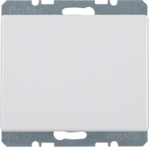 Blind plug with centre plate Arsys polar white, glossy image 1