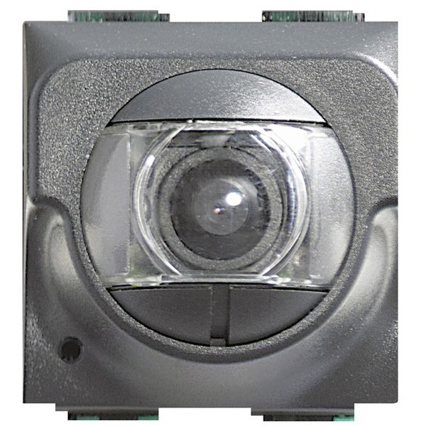 Flush mounted 2 wire indoor colour camera, black 391657 image 2