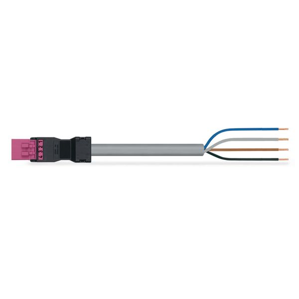 pre-assembled connecting cable Eca Plug/open-ended pink image 1