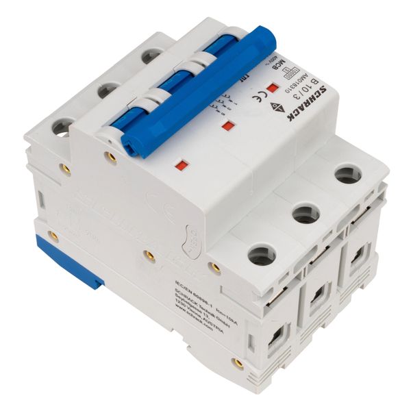 Miniature Circuit Breaker (MCB) AMPARO 10kA, B 10A, 3-pole image 7