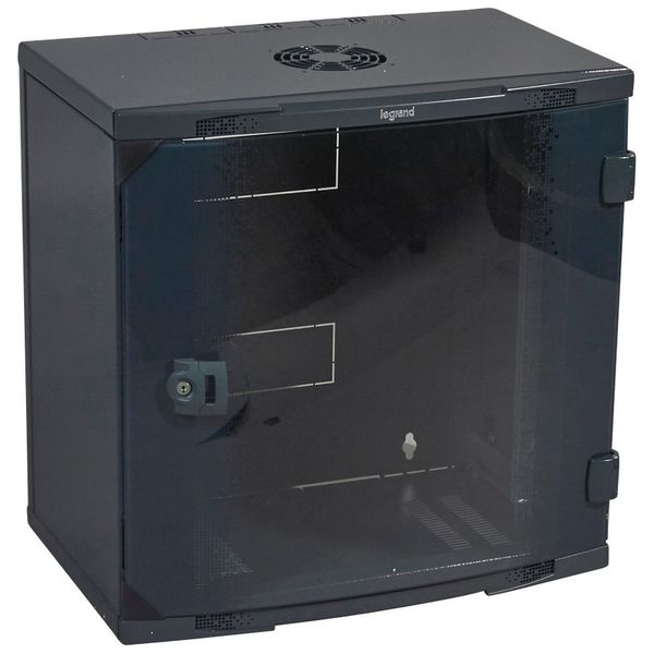Wall mounting 19 inches cabinet 12U 600 x 600 x 400mm image 2