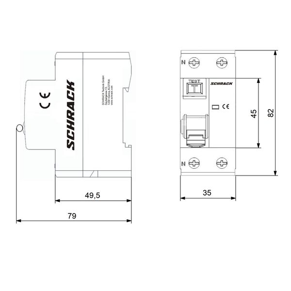 Residual Current Circuit Breaker 10kA, 40A, 2-pole, 30mA, F image 12