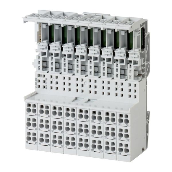 Base module block XI/ON, screw, 3 connection levels image 3