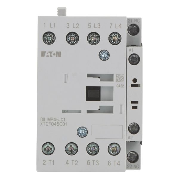 Contactor, 4 pole, 45 A, 1 NC, 230 V 50 Hz, 240 V 60 Hz, AC operation image 3