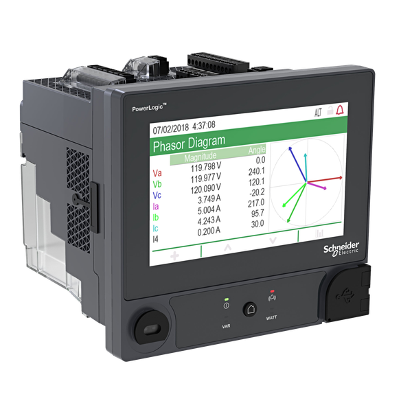 PowerLogic™ ION9000T meter, HSTC, DIN mount, 192 mm display, B2B adapter, HW kit image 5