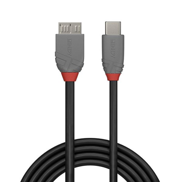 3m USB 3.2 Type C to Micro-B Cable, 5Gbps, Anthra Line USB Type C Male to Micro-B Male image 2