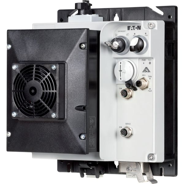 Speed controllers, 8.5 A, 4 kW, Sensor input 4, 180/207 V DC, AS-Interface®, S-7.4 for 31 modules, HAN Q5, with manual override switch, with fan image 18
