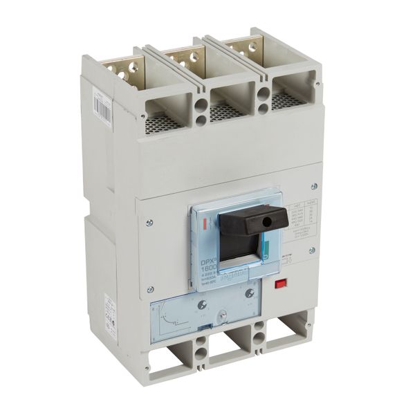 MCCB DPX³ 1600 - thermal magnetic release - 3P - Icu 36 kA (400 V~) - In 630 A image 1