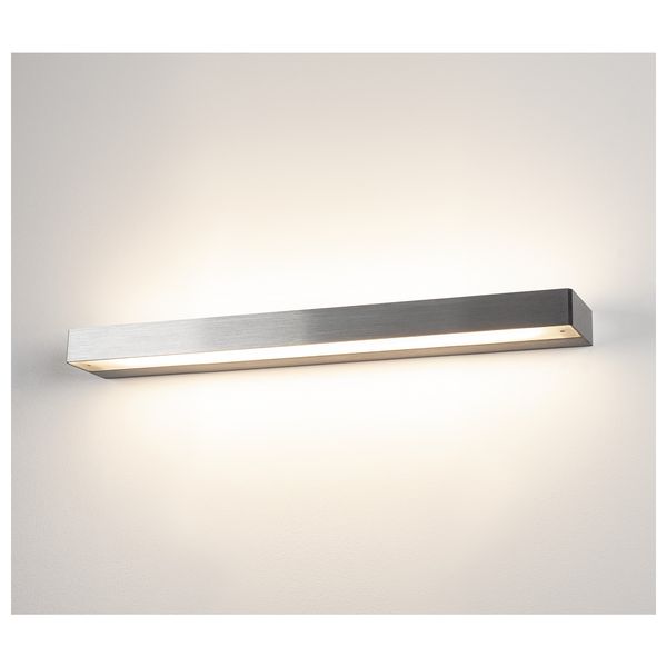 SEDO 21 LED wall light,square brushed alu,frosted glass image 4