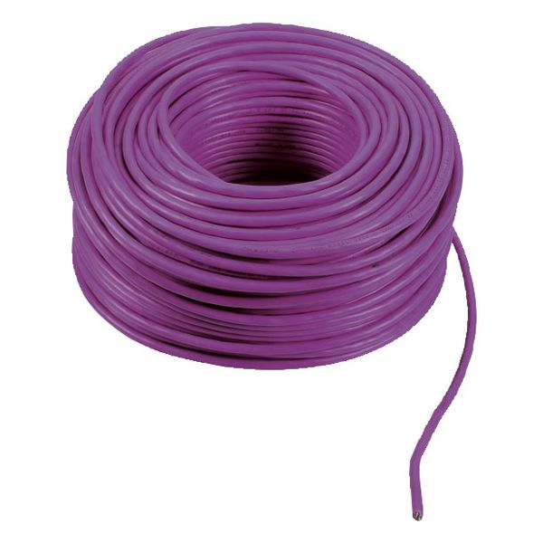 2F+ cable 2x1 LSZH Cca 100m purple image 1