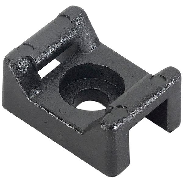 TC142X SADDLE SUPPORT BASE .9X.5IN BLK NYL image 1