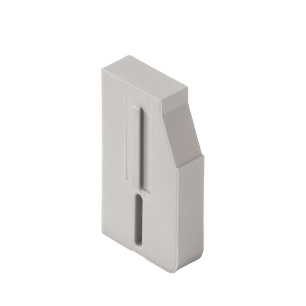 End and partition plate for terminals, 20.5 mm x 4 mm, grey image 1