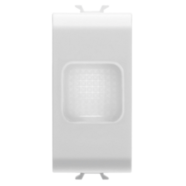 ANTI SATIN BLACK-OUT LAMP - 230V ac 50/60 Hz 1h - 1 MODULE - GLOSSY WHITE - CHORUSMART image 1