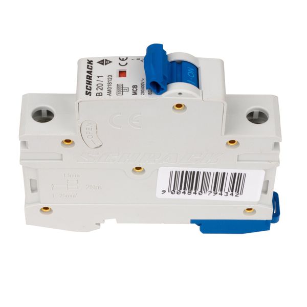 Miniature Circuit Breaker (MCB) AMPARO 10kA, B 20A, 1-pole image 3